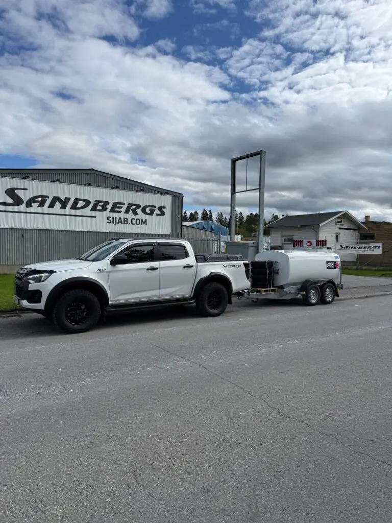 Komplett tankvagn med ABBI 2000 till myndighet i Östersund