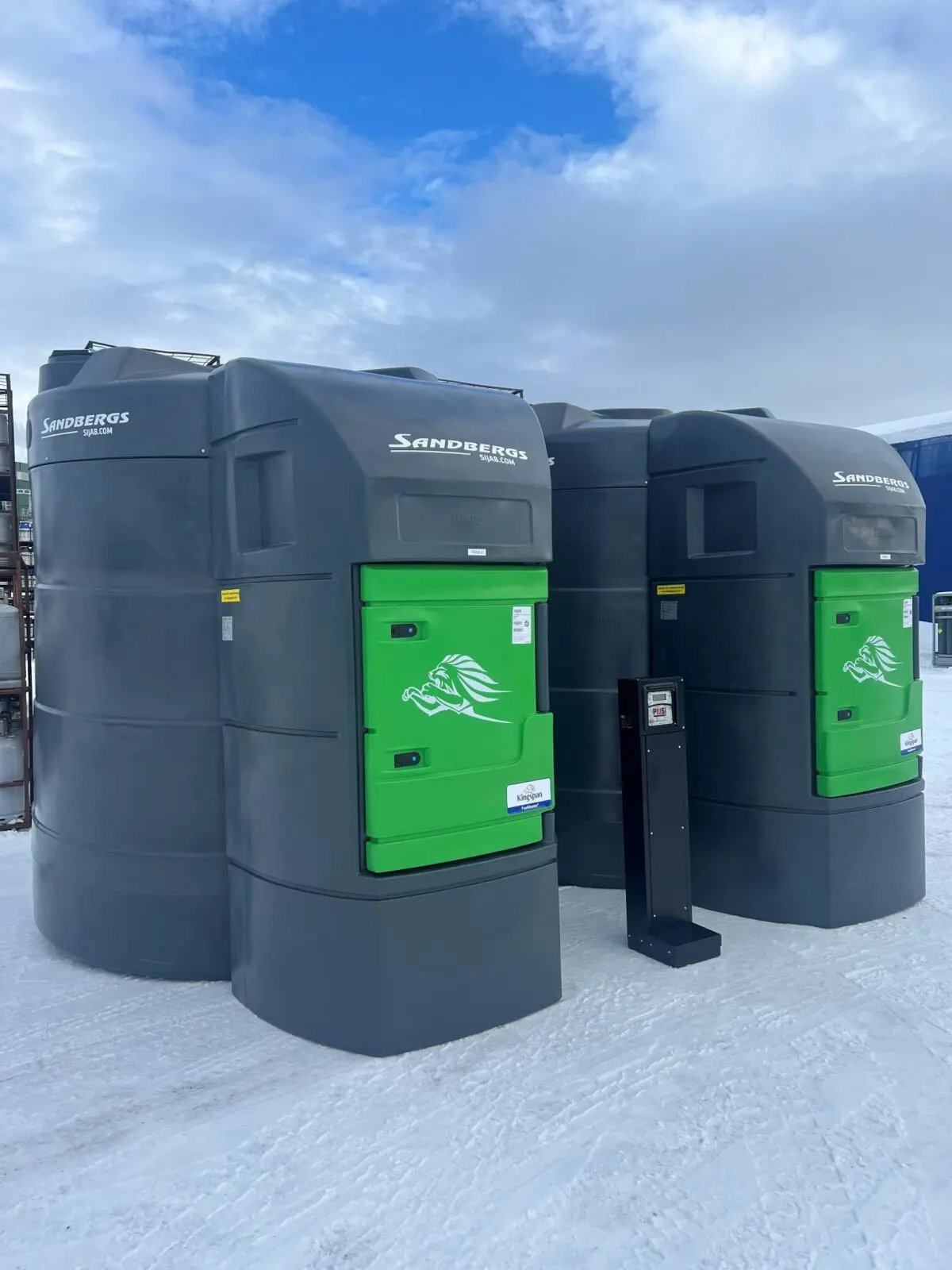 Dieseltank 9000 liter x 2 till åkeri i Hjo