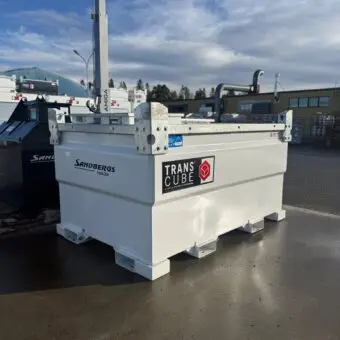 Dieseltank 3000 liter till handelsföretag i Upplands Väsby – bild 1
