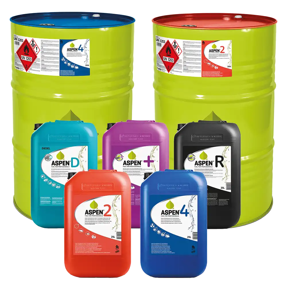 Aspen alkylatbensin - hos Sandbergs i Jämtland