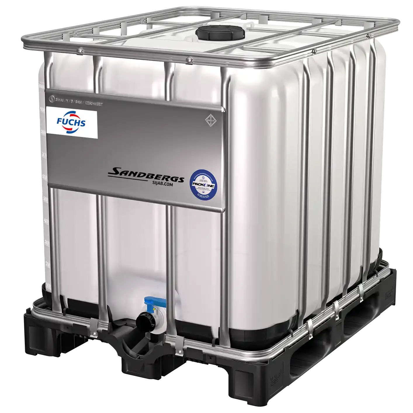 IBC-tank 1000 liter hos Sandbergs i Jämtland