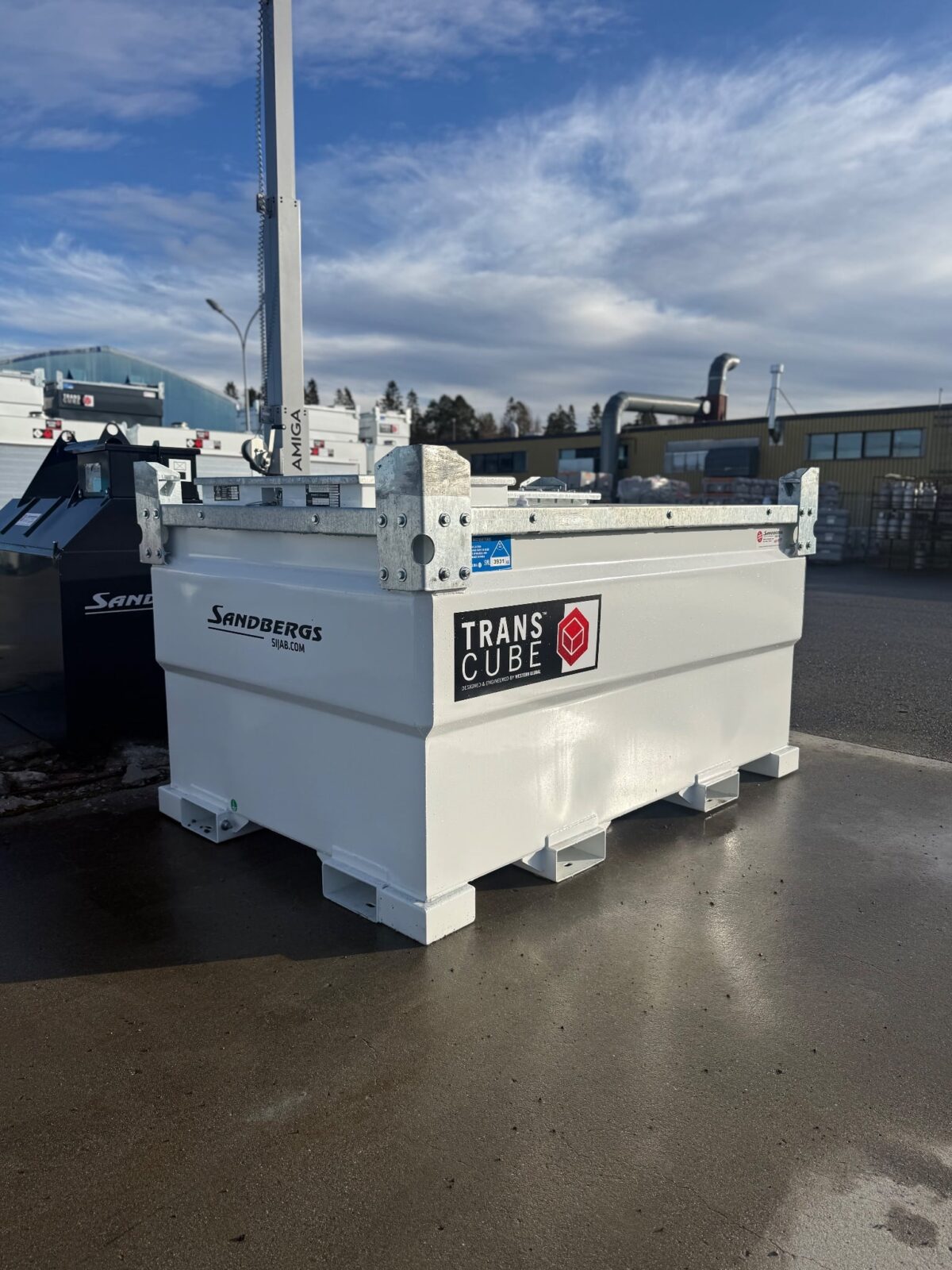 Dieseltank 3000 liter till handelsföretag i Upplands Väsby